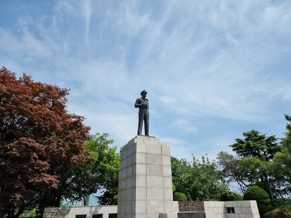 자유공원 '맥아더 장군 동상'